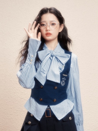 [$45.41]Ravenclaw Dark Blue Waistcoat Harry Potter and KYOUKO Collaboration