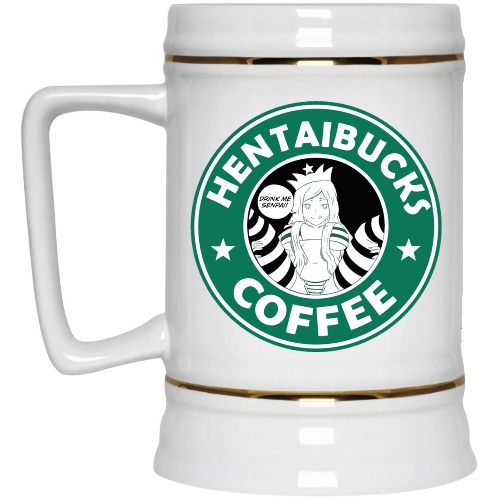 Ecchi Ahegao Sexy Girls Coffee Mug- Anime Waifu Material Lewd Girls Big Boobs Lover - New Years Xmas Birthday Gifts For Men, Women, Friend Stein Beer Mug 22 OZ