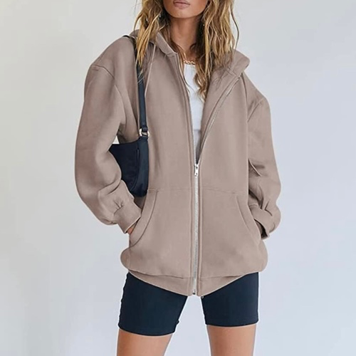 EFAN Women's Coat 2022 Hoodies Fall Jacket Teen girls Sweater Long Sleeve Sweatshirts Casual Tops Zip Up Trendy Clothes : Clothing, Shoes & Jewelry