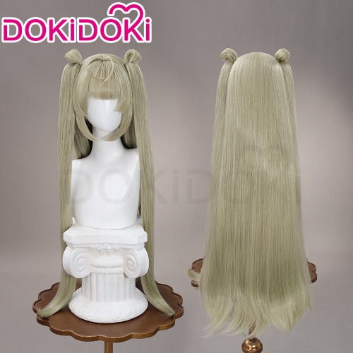 DokiDoki Game Goddess of Victory: Nikke Cosplay Soda Wig Long Straight Green Hair | Wig Only-PRESALE