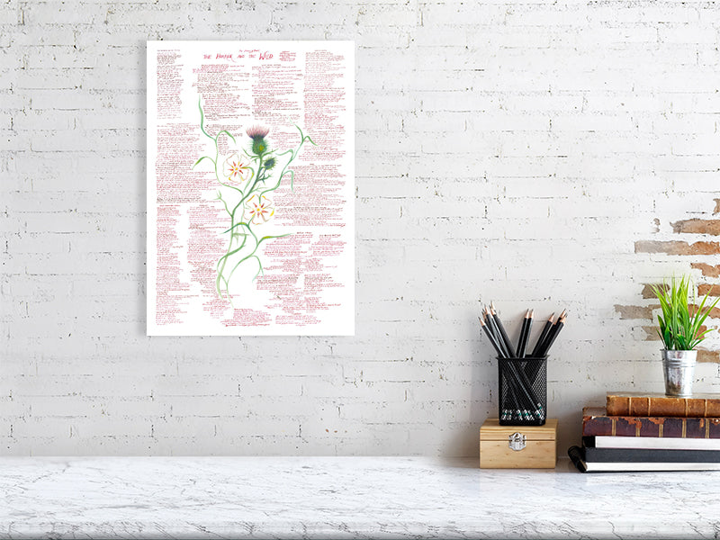 The Horror and the Wild | A3: 30cm x 42cm, 11.7" x 16.5" / Print only