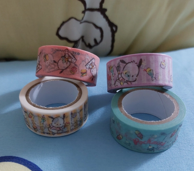 Pochacco Paper Tape  4 Roll 5m