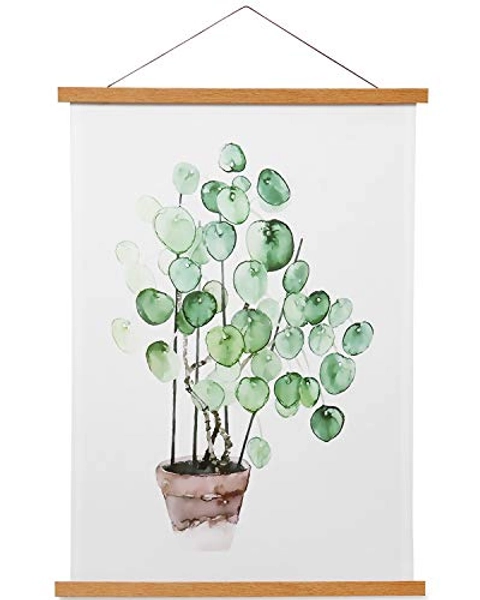 Magnetic Poster Frame Hanger, Natural Teak, 16x24 16x22 16x20 Poster Hanger for Photos, Pictures, Prints, Maps, Scrolls and Canvas Artwork