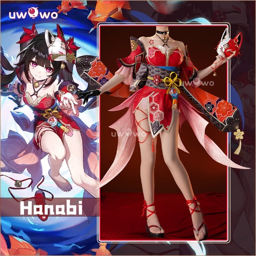 Uwowo Collab Series: Plus Size Game Honkai: Star Rail Sparkle Hanabi Cosplay Costume - 【In Stock】S
