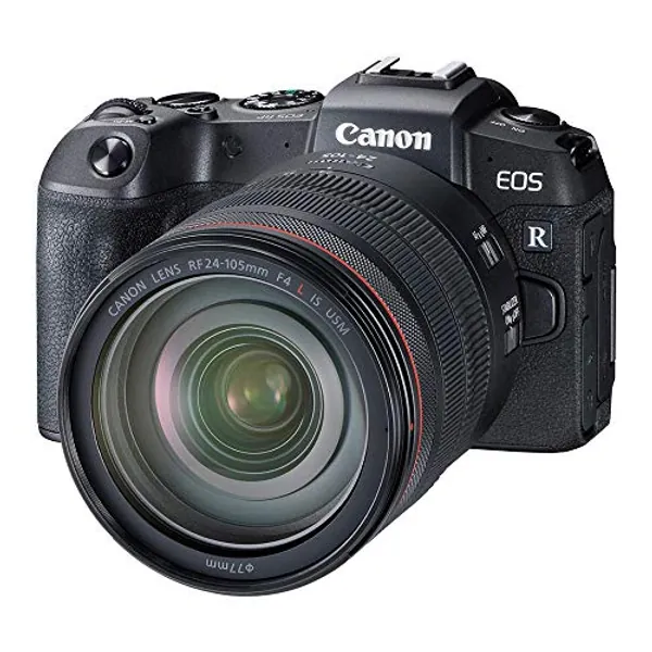 Canon EOS RP Mirrorless Camera with RF 24-105mm F/4L IS USM Lens, Black - 3380C012