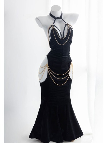 Soul Snatch | "Feast your Eyes" Festive Witch Dress - Black / Dress Only