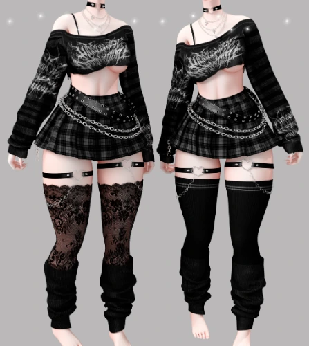 . · ˚✧Egirly girl outfit/ZinPia Base/ Panda base / Vrchat Assets✧ ˚ · .