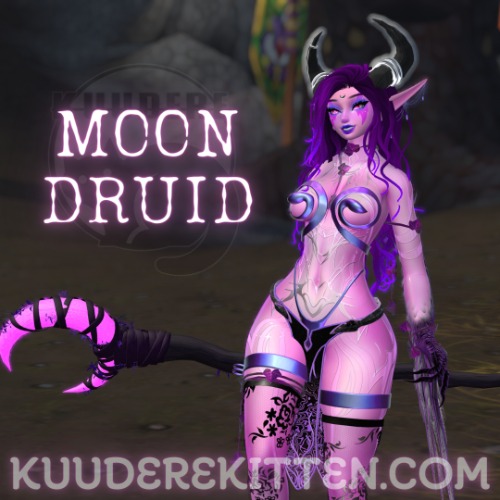 Moon Druid Avatar[3.0][Physbone][SPS][VRCHAT AVATAR]