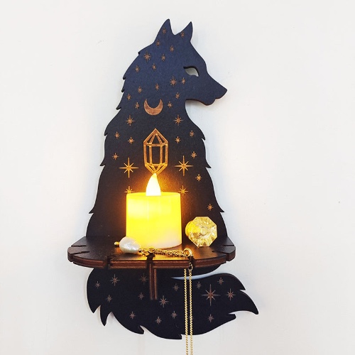 Celestial Wolf Altar Stand | Fox