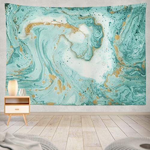 Colorful Watercolor Turquoise Tapestry