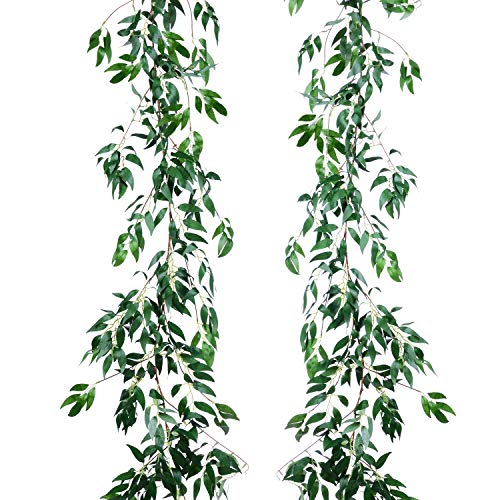 Artificial Hanging Leaves Vines (2pk)