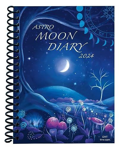 Moon Diary 2024 Datebook Calendar Personal Organiser UK