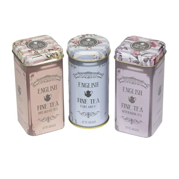 New English Teas Floral Tea Tin Teabag Selection Gift RS36