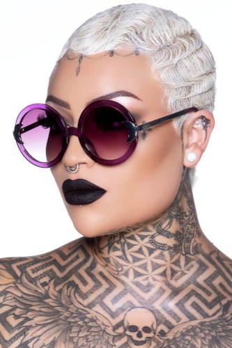 Lunar Doll Sunglasses [PURPLE] | One Size / Purple / 100% Plastic.