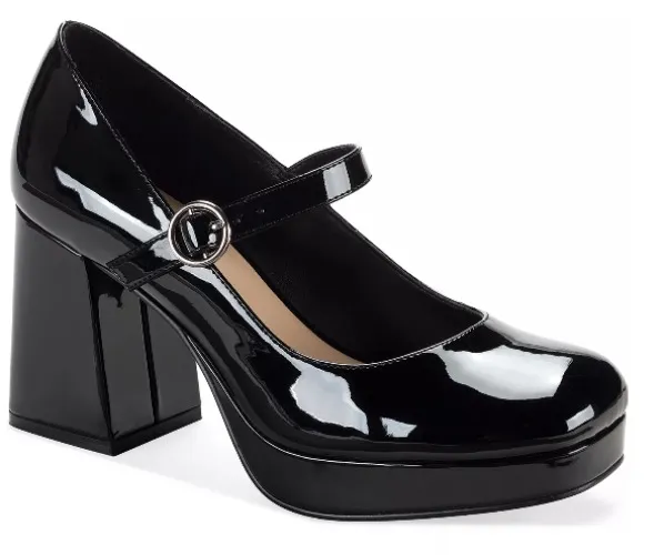 Mary Jane Square Toe Pumps