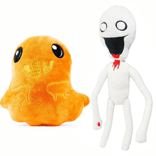 Slime Plush SCP Plush Set, 15.8'' SCP 096 Plush, 8.5'' SCP 999 Plush Horror Scary Plush Toy Doll for Kids (Set) - Set