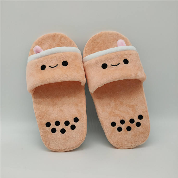 Grace - Cute Cartoon Boba Slippers - Boba / 5-12 US