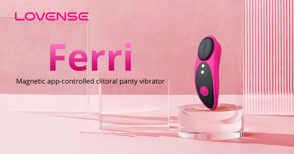 Lovense® Ferri: Remote control magnetic vibrating panties & underwear!