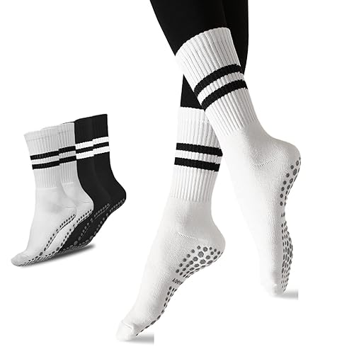 Flydo Pilates Grippy Socks with Grips for Women