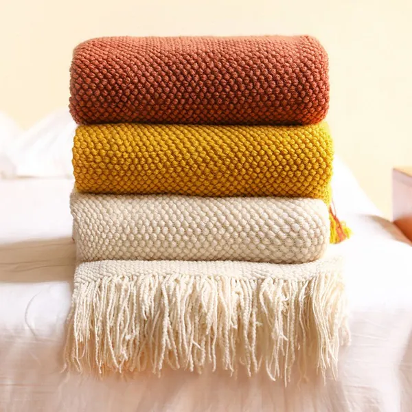 Nordic Knitted Blanket