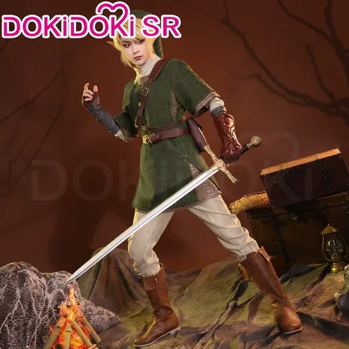 【Ready For Ship】【Size S-3XL】DokiDoki-SR Game  Cosplay Costume Green Suit / Boots | 2XL-Ready For Ship