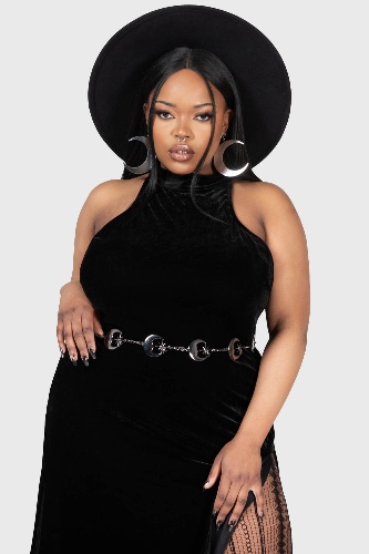 Oblivion's Muse Chain Belt - XL-4XL / Silver / 83%Copper 17%Zinc