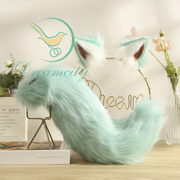 Sucrose Fox Ears and Fox Tail Handmade