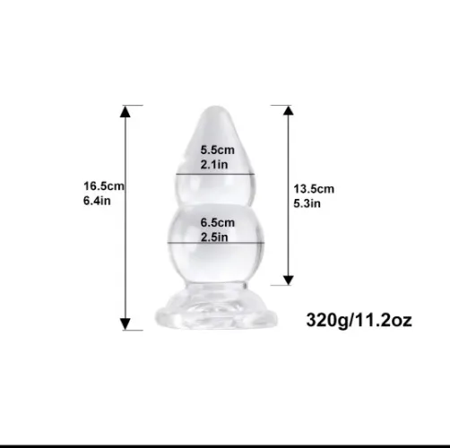 Transparent Plug Size M