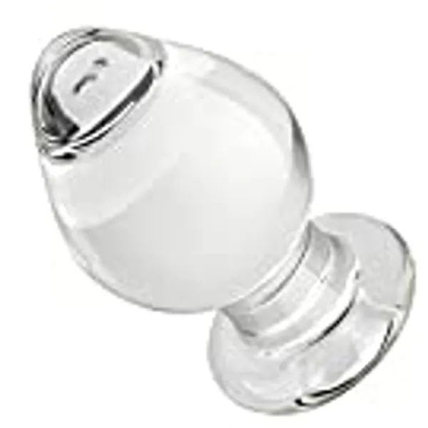 FST Large Anal Plug Crystal Mushroom Shape Butt Plug Glass Massage Bum Plug Sex Toys for Women Men Masturbation