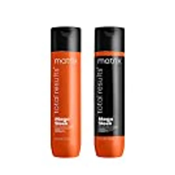 MATRIX Total Results Mega Sleek Shampoo | Controls Frizz & Smooths Hair | With Shea Butter | For Unruly Hair
