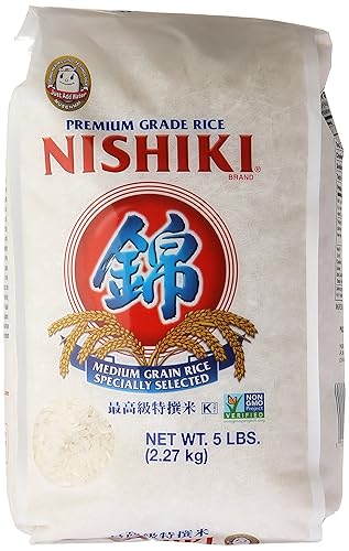 Nishiki Medium Grain Rice, 80 Ounce - 5 Pound (Pack of 1)