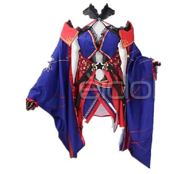 Fate/Grand Order Miyamoto Musashi Kimono Halloween cosplay costume for woman dress - Female XL