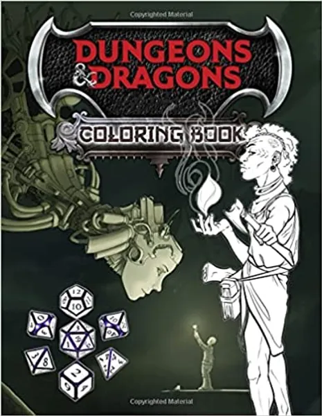Dungeons And Dragons Coloring Book: The Ultimate Creative Dungeons And Dragons Adults Coloring Books With Crayons