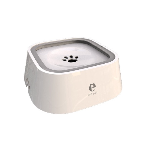 Anti-spill Water Feeder Bowl - White