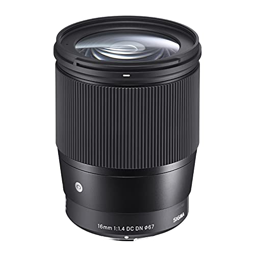 Sigma 16 mm f/1.4 (C) AF DC DN Lens for Canon EF-M Mirrorless - Single