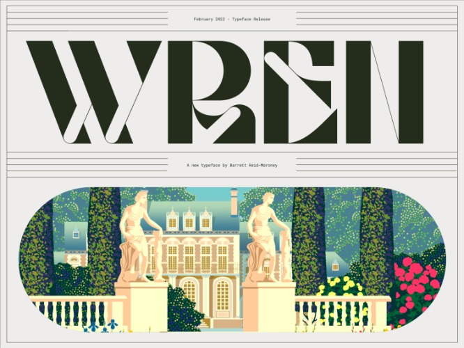 Wren - Display Typeface — Barrett RM Type