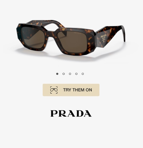 PRADA PR 17WS Tortoise - Women Luxury Sunglasses, Brown Lens