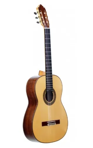 Vicente Carrillo Black Flamenco Passion Guitar - Hand-crafted in Spain