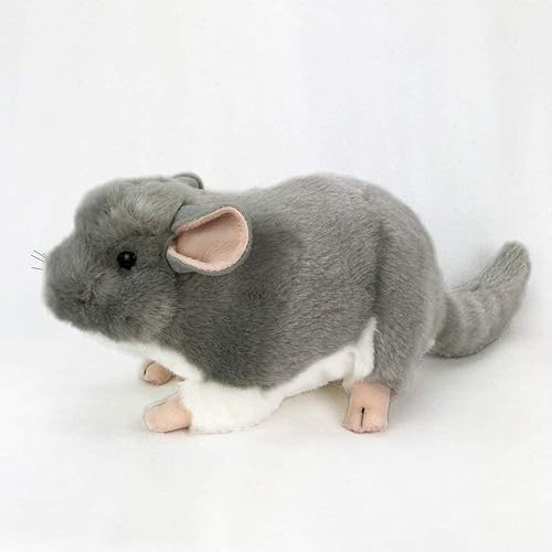 TAMMYFLYFLY Chinchilla 8.5 inches, 12 inches with Tail, 23cm, Plush Toy, Soft Toy, Stuffed Animal
