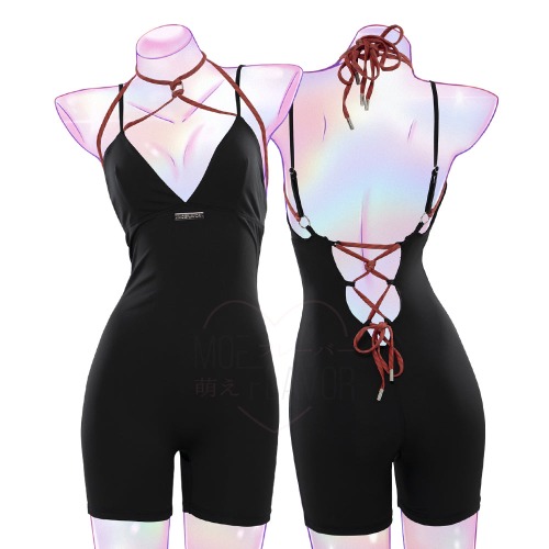 Kill Shibari Spiked Bodysuit - Black / XL/2XL