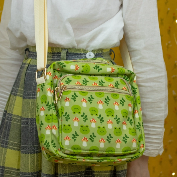 Frog & Mushroom Side Bag! *PREORDER*