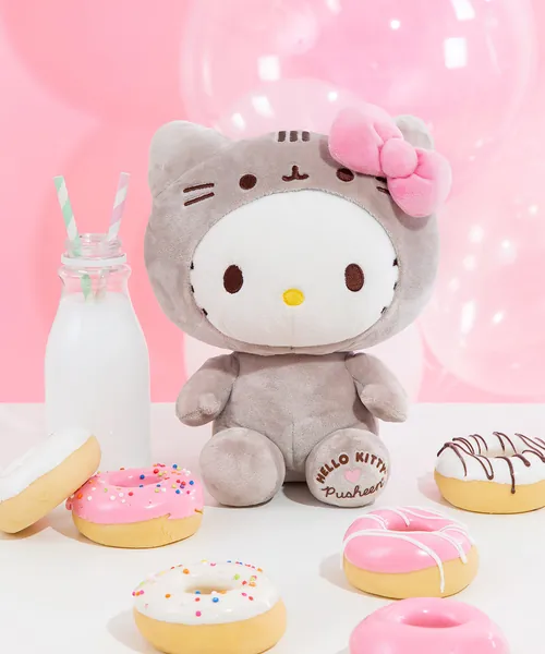 Hello Kitty® x Pusheen® Hello Kitty Costume Plush