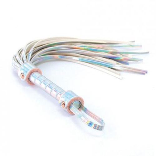Cosmo Bondage Holographic Rainbow Flogger | Default Title