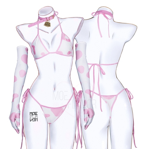 Cow Bikini - Pink / XS/S
