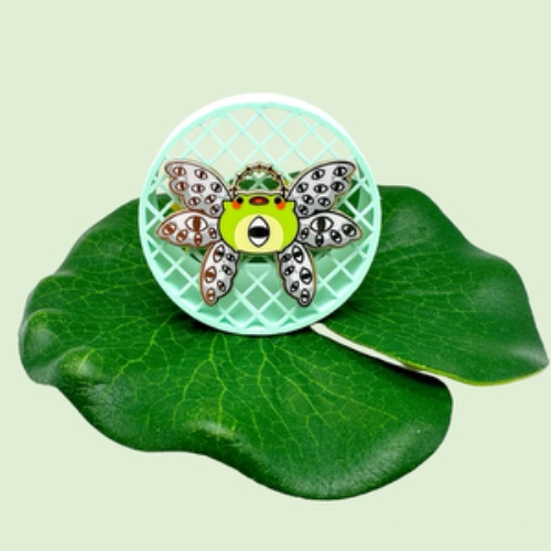 Biblically Accurate Frog Pin - A Grade