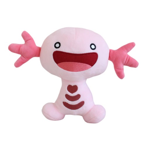 9.1" Wooper Plush, Anima Cute Kawaii Soft Stuffed Cartoon Collect Plushies Toy for Kids Adults and Game Fans (Pink Wooper) - Pink Wooper
