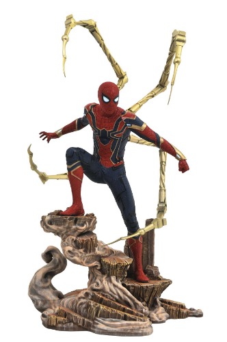 DIAMOND SELECT TOYS Marvel Gallery: Avengers Infinity War Movie Spiderman PVC Gallery Figure - 