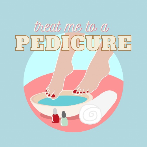 pamper me with a pedicure