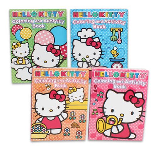 Hello Kitty Coloring Books Bundle (Set of 4)