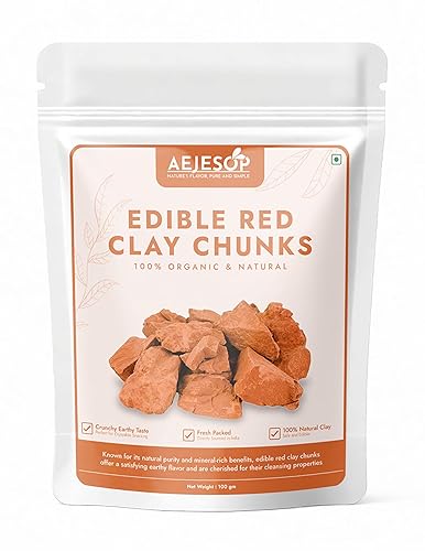 Edible Red Clay Chunks
